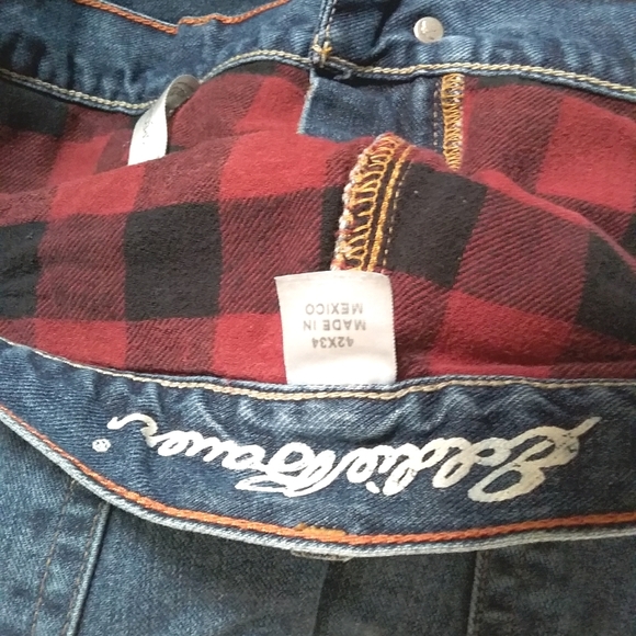 Eddie Bauer Flannel Lined Jeans 42x34 